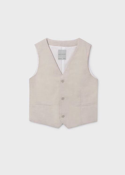 MAYORAL LINEN SUITING VEST