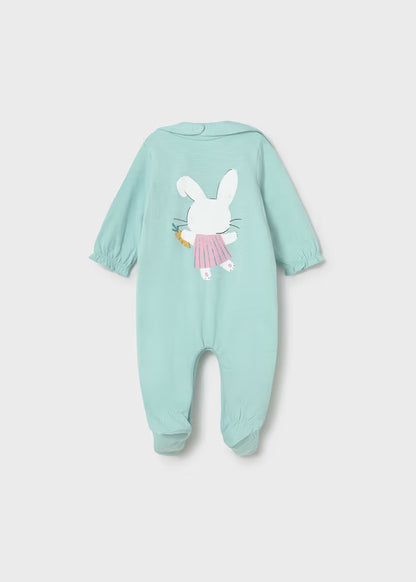 MAYORAL LONG ROMPER WITH BIB NEWBORN