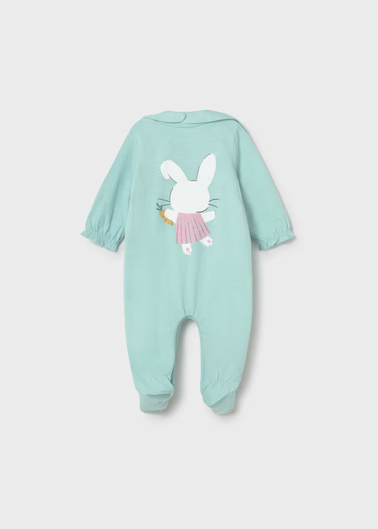 MAYORAL LONG ROMPER WITH BIB NEWBORN