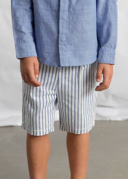 MAYORAL LINEN SHIRT AND BERMUDA SHORTS SET