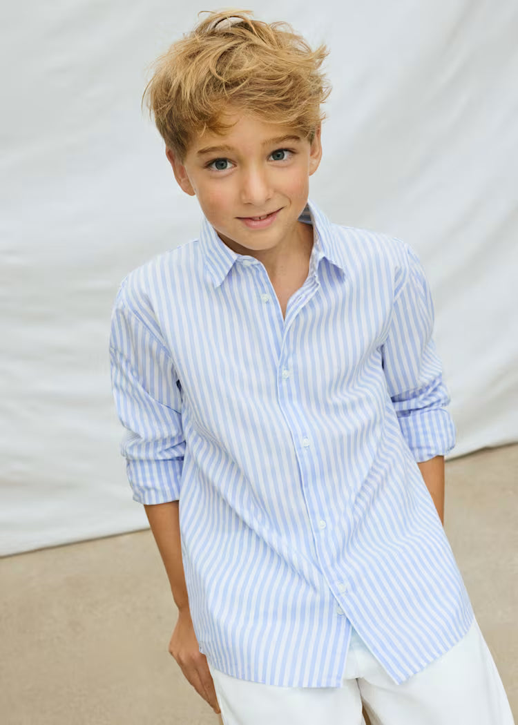 MAYORAL LONG-SLEEVED STRIPED SHIRT