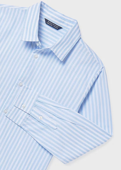 MAYORAL LONG-SLEEVED STRIPED SHIRT