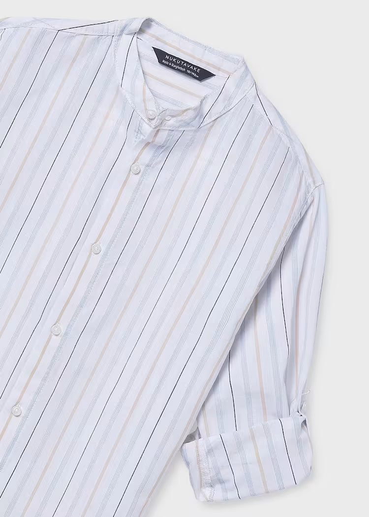 MAYORAL LONG-SLEEVED SHIRT WITH MANDARIN COLLAR
