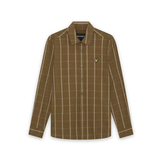 LYLE & SCOTT BROAD WINDOWPANE CHECK SHIRT