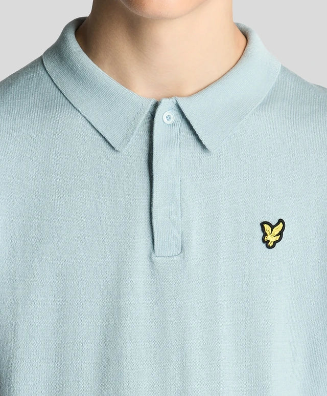 LYLE & SCOTT KIDS KNITTED POLO SHIRT