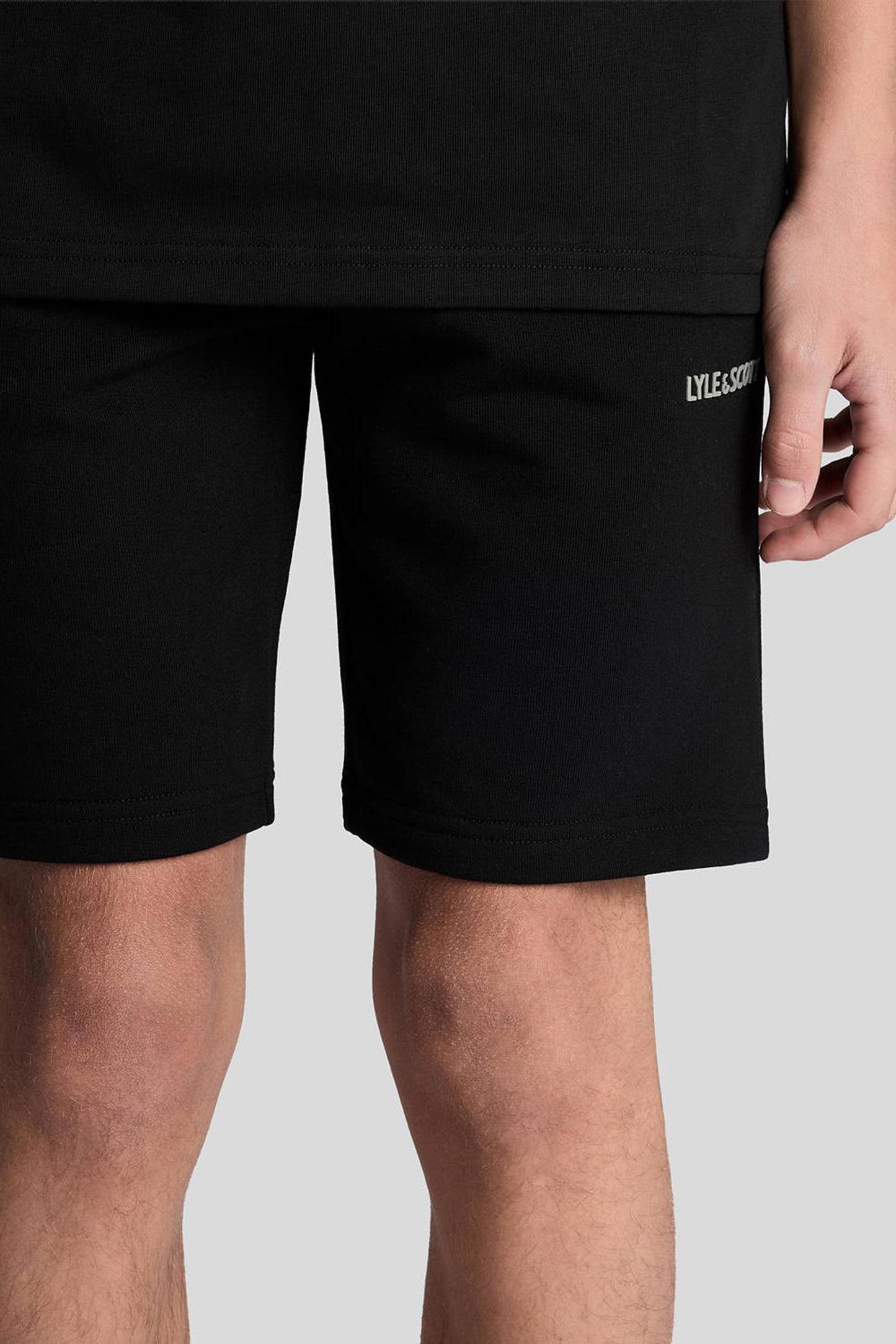 LYLE & SCOTT KIDS LOGO PRINT SWEAT SHORTS