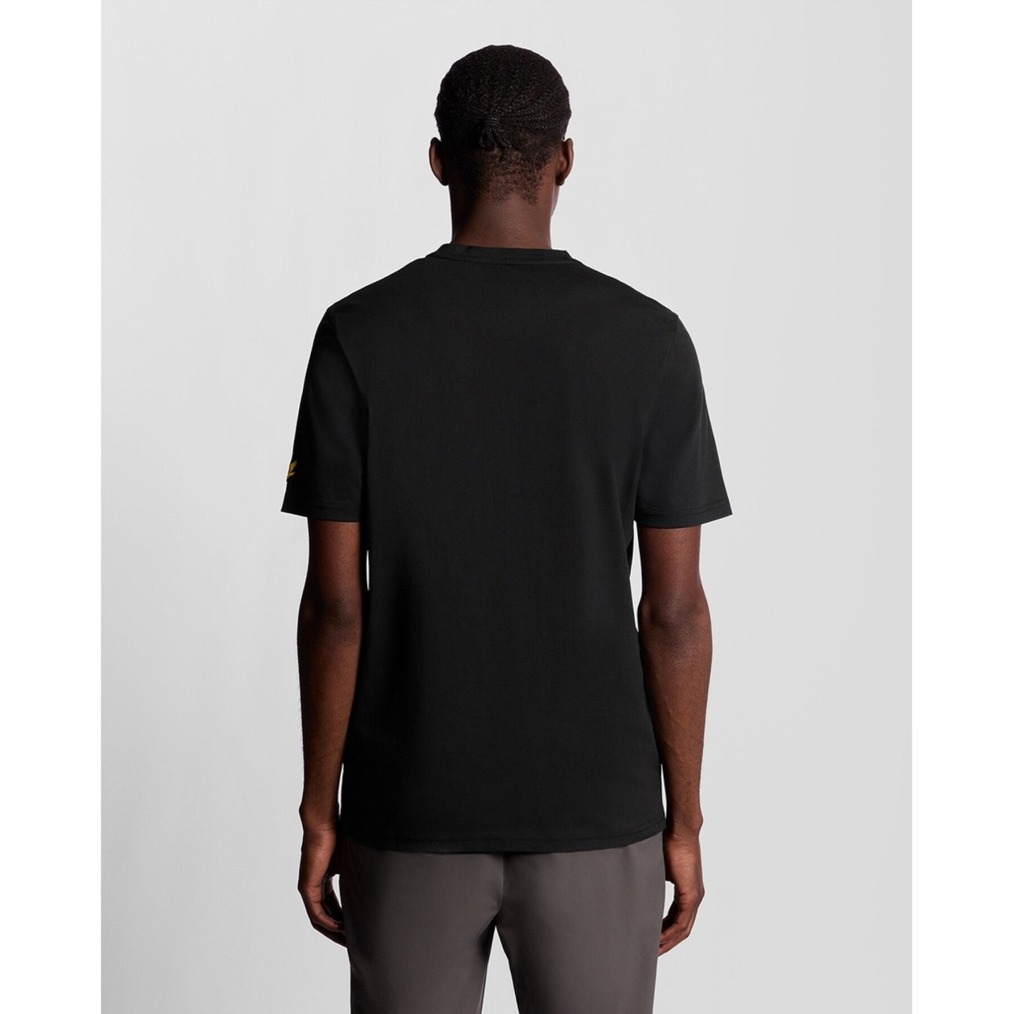 LYLE&SCOTT STRIPED GRAPHIC LOGO T SHIRT