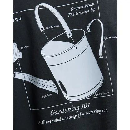 LYLE & SCOTT CAN WATERING PRINT T SHIRT