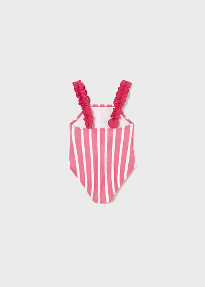 MAYORAL GIRLS STRIPED SWIMSUIT