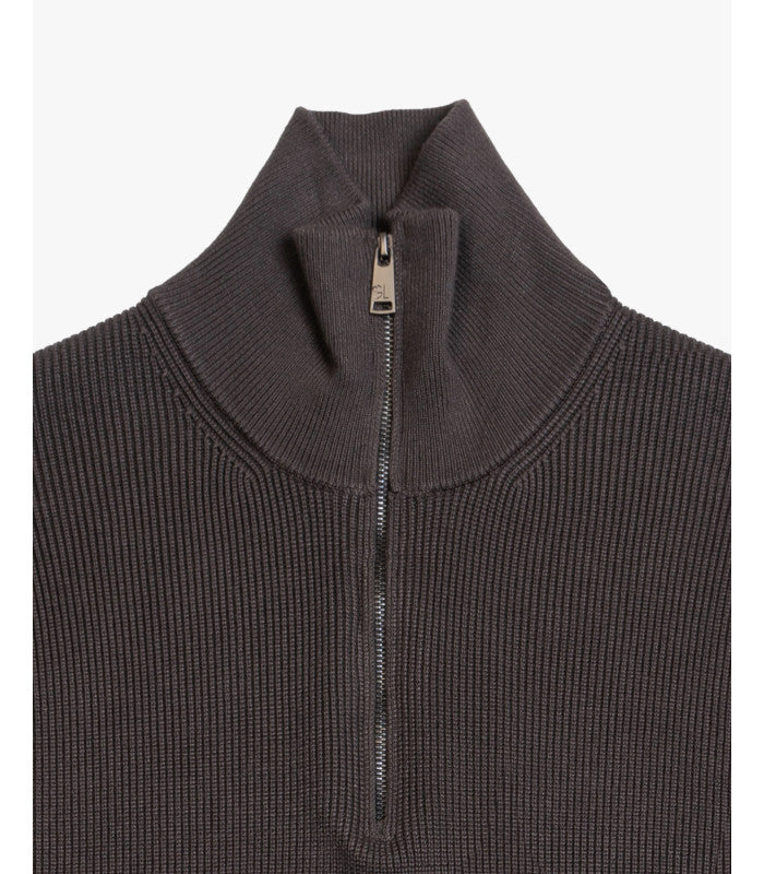 GIANNI LUPO KNITTED HALF ZIP SWEATER