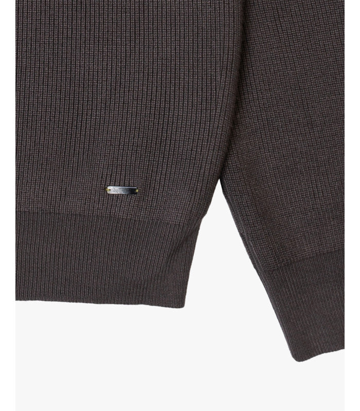 GIANNI LUPO KNITTED HALF ZIP SWEATER
