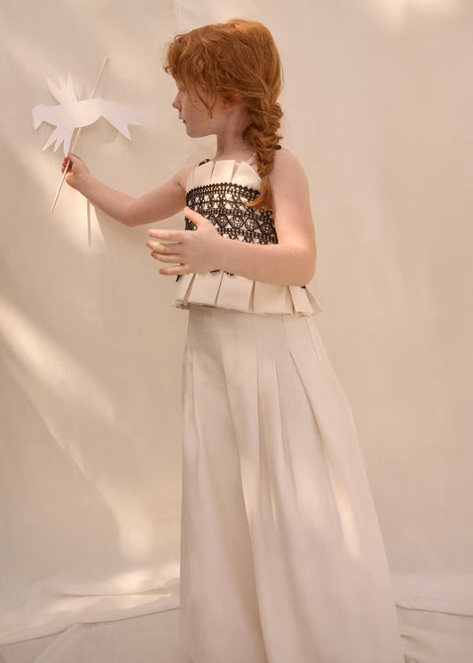 _ABEL & LULA LONG PLEATED PANTS