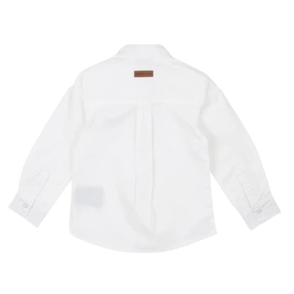 TRUSSARDI EMBROIDERED SHIRT