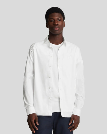 LYLE&SCOTT TONAL EASY CARE POPLIN SHIRT