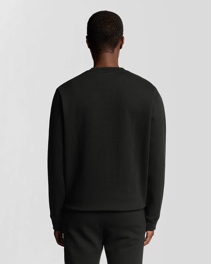 LYLE&SCOTT DIAGONAL WAVE CREW NECK SWEATSHIRT