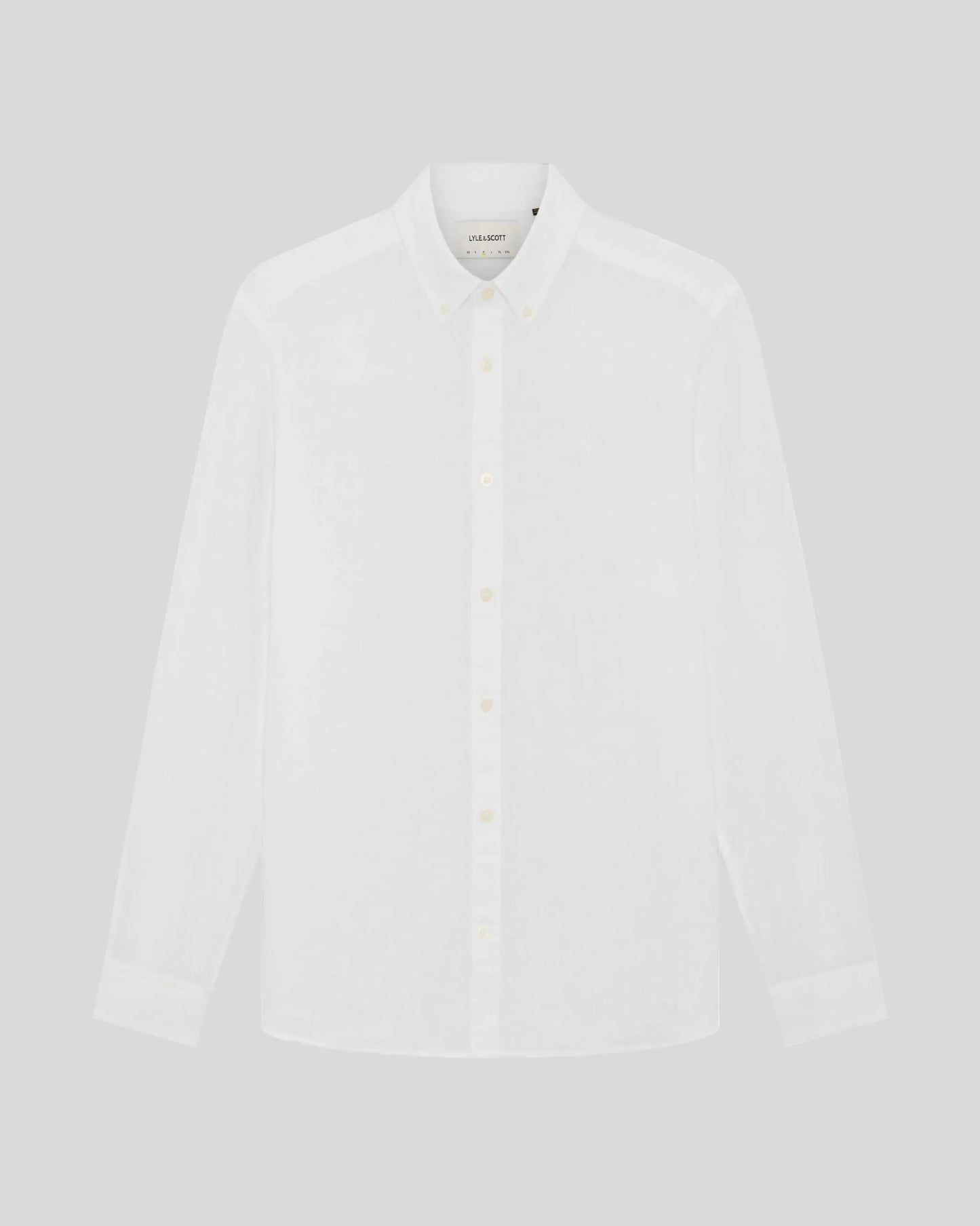 LYLE & SCOTT LINEN BUTTON DOWN SHIRT