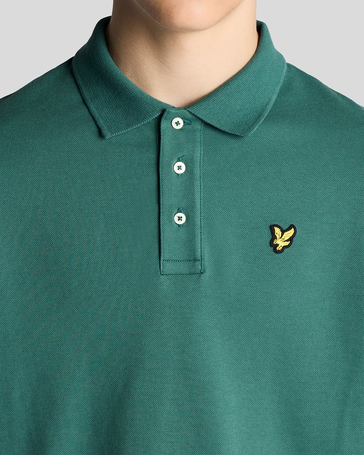 LYLE & SCOTT KIDS COTTON POLO T SHIRT