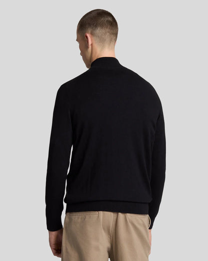 LYLE&SCOTT COTTON MERINO 1/4 ZIP JUMPER