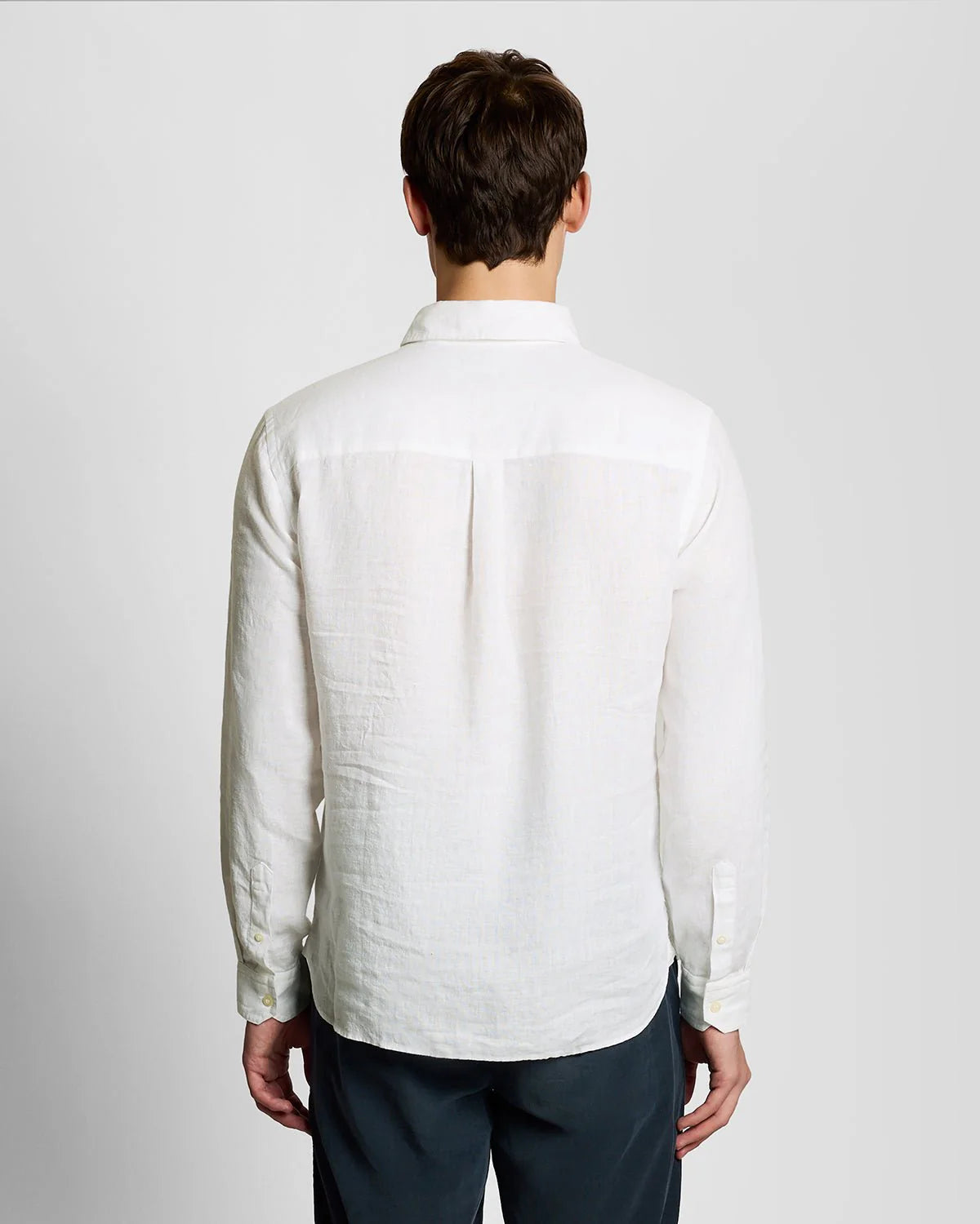 LYLE & SCOTT LINEN BUTTON DOWN SHIRT