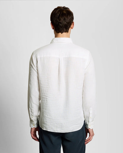 LYLE & SCOTT LINEN BUTTON DOWN SHIRT