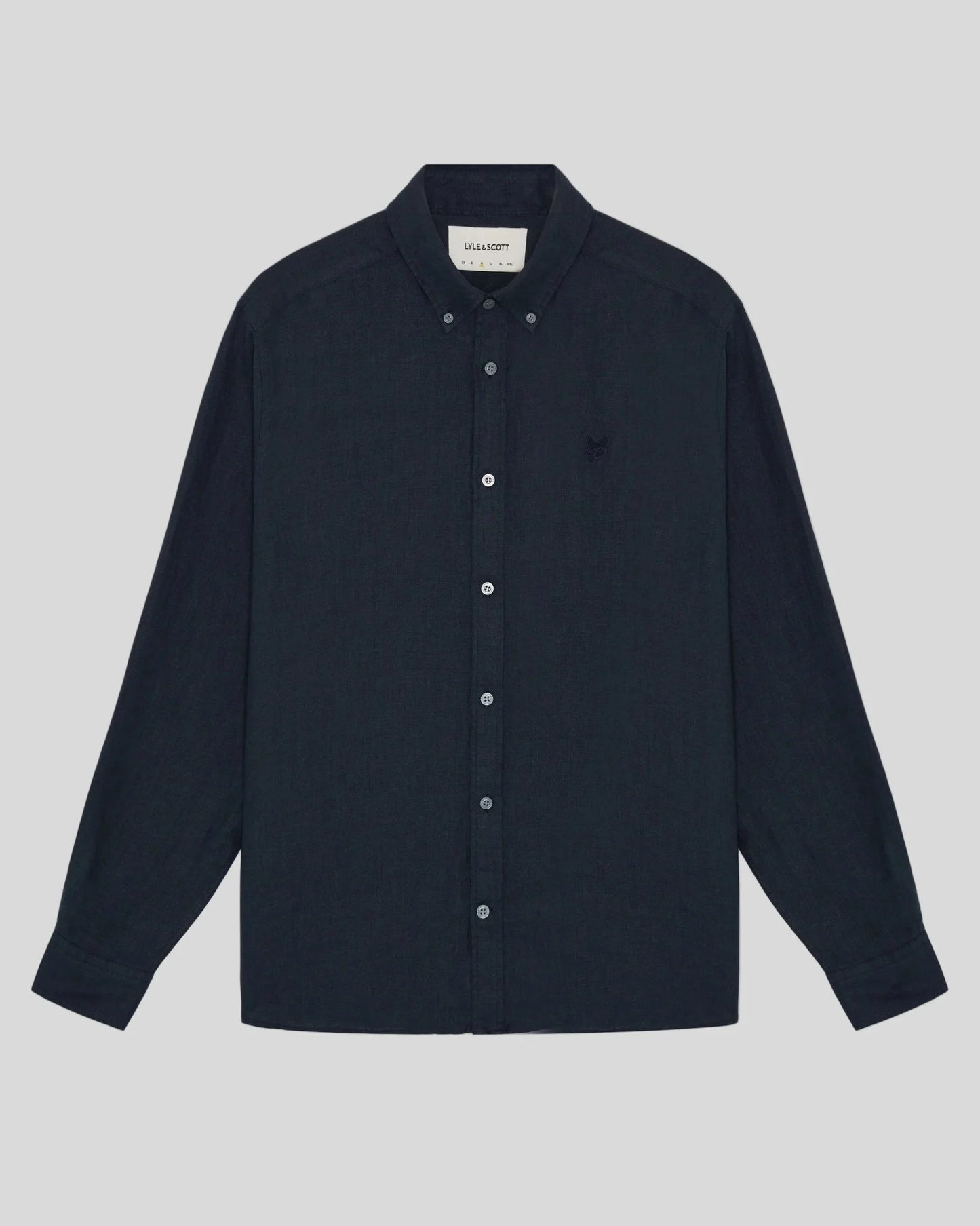 LYLE & SCOTT LINEN BUTTON DOWN SHIRT