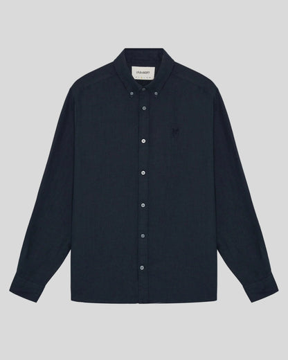 LYLE & SCOTT LINEN BUTTON DOWN SHIRT