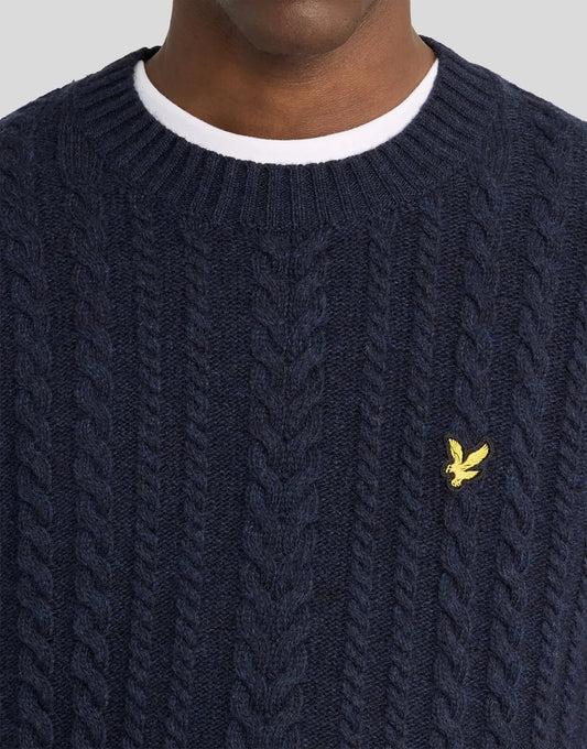 LYLE & SCOTT PLUS SIZE CABLE KNIT JUMPER