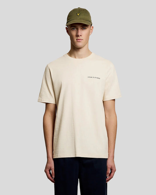 LYLE & SCOTT SCRIPT LOGO COTTON CREW NECK