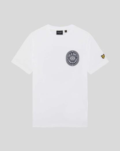 LYLE & SCOTT KIDSGRAPHIC BADGE COTTON T-SHIRT