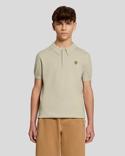LYLE & SCOTT KIDS KNITTED POLO SHIRT