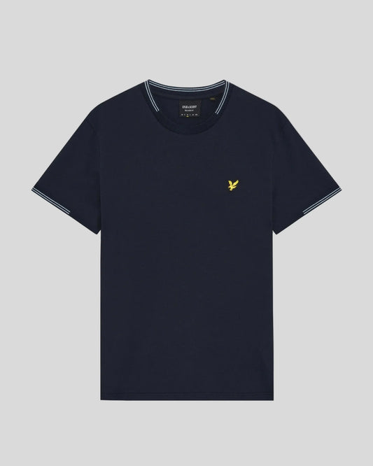 LYLE &  SCOTT PLUS SIZE TIPPED CREW NECK