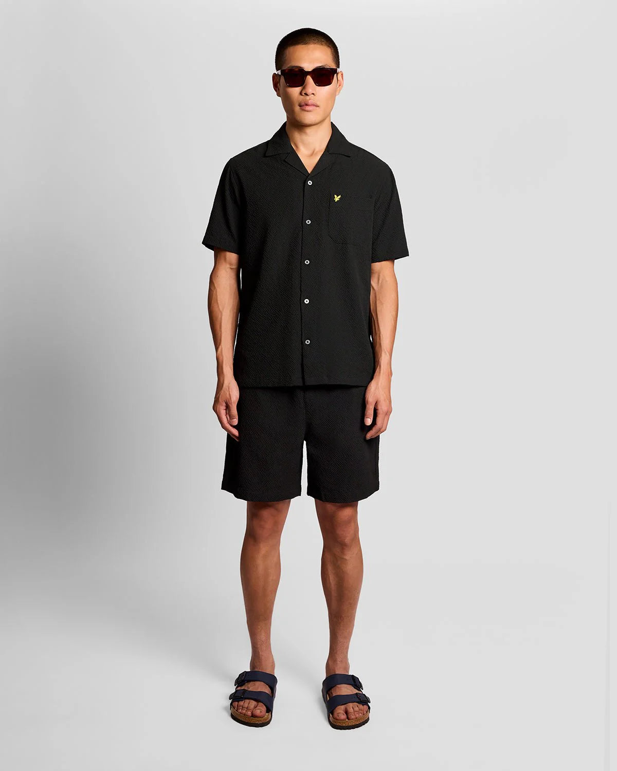 LYLE & SCOTT SS CRINLE SHIRT