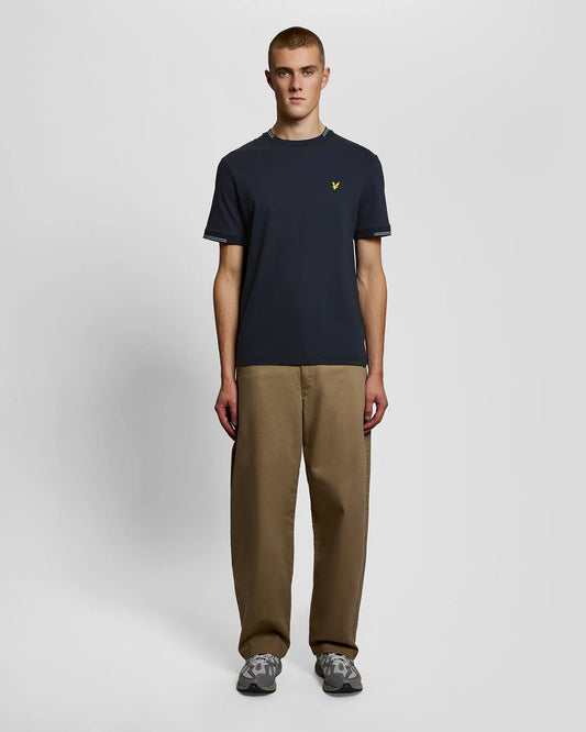 LYLE & SCOTT FINE COTTON TIPPED T-SHIRT