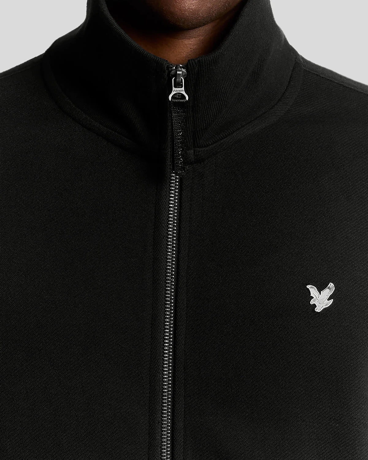 LYLE & SCOTT DIAGONAL WEAVE TRACK JACKET