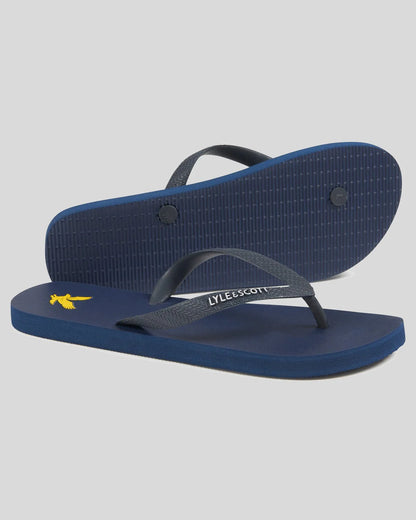 LYLE & SCOTT  LOGO FLIP FLOPS