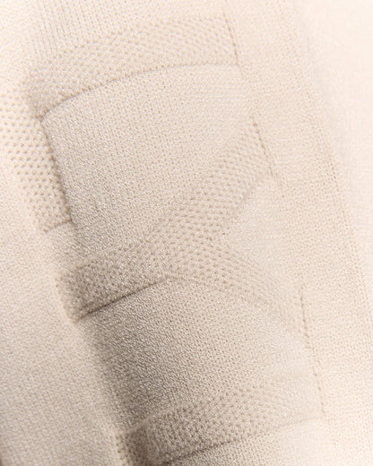 LYLE&SCOTT MESH LOGO CREW NECK JUMPER