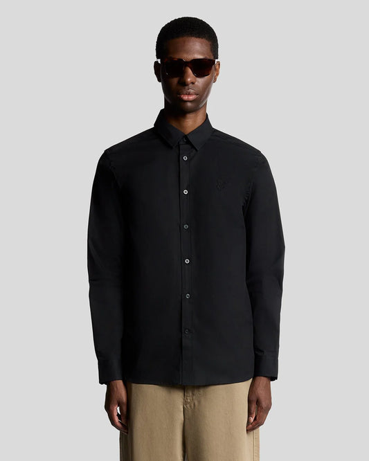 LYLE&SCOTT STRECH FABRIC POPLIN SHIRT