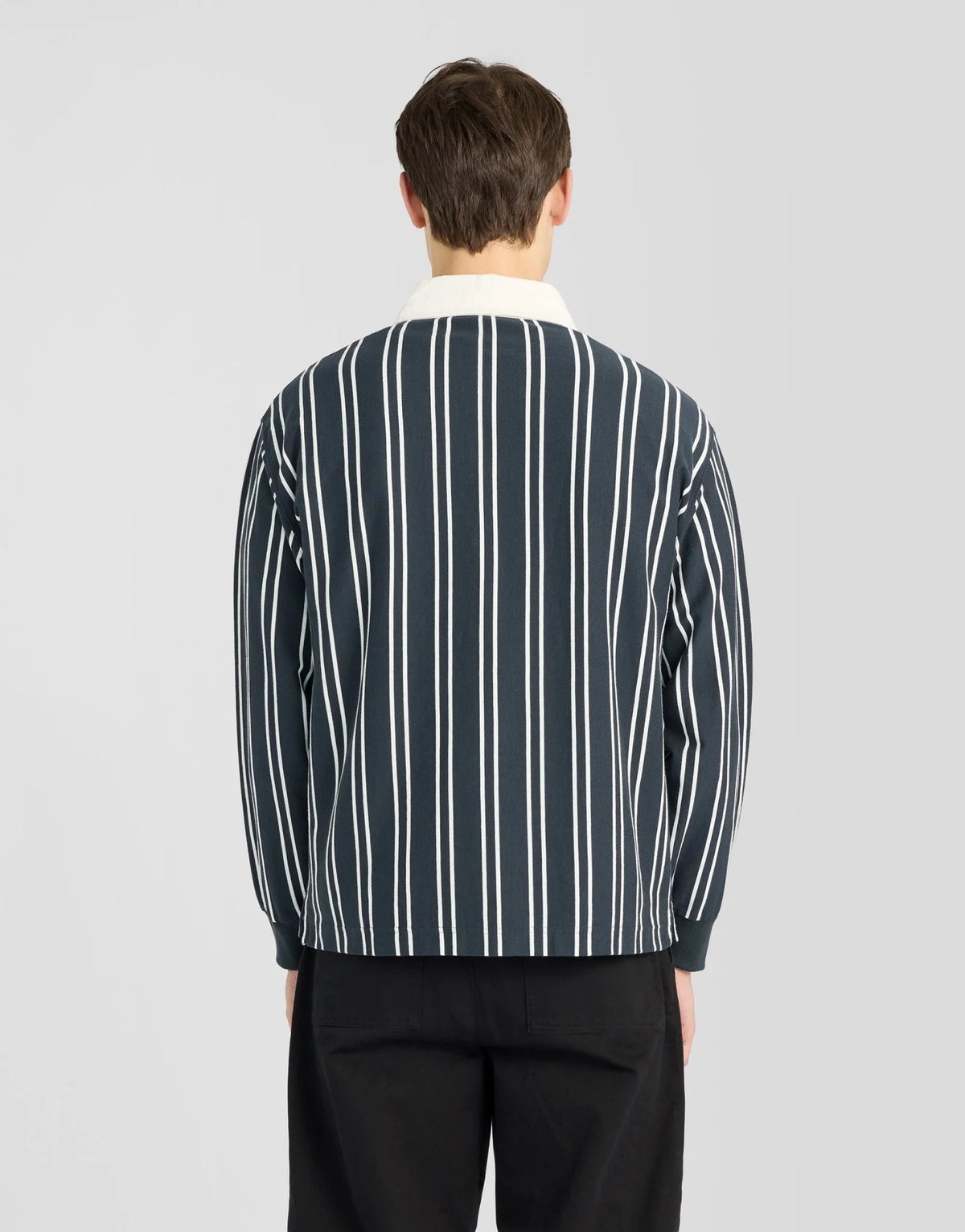 LYLE & SCOTT COTTON STRIPED RUGBY SHIRT