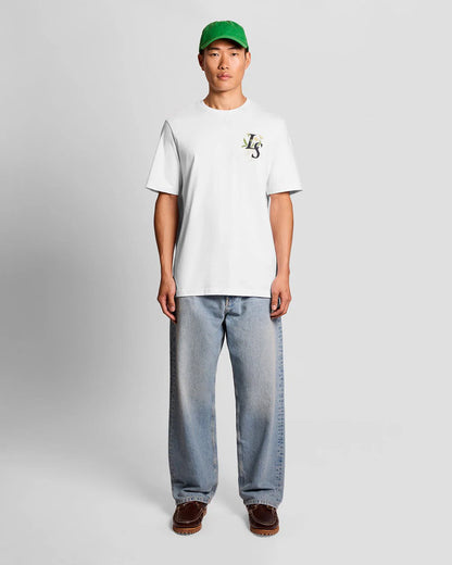 LYLE & SCOTT BOTANICAL GRAPHIC T SHIRT