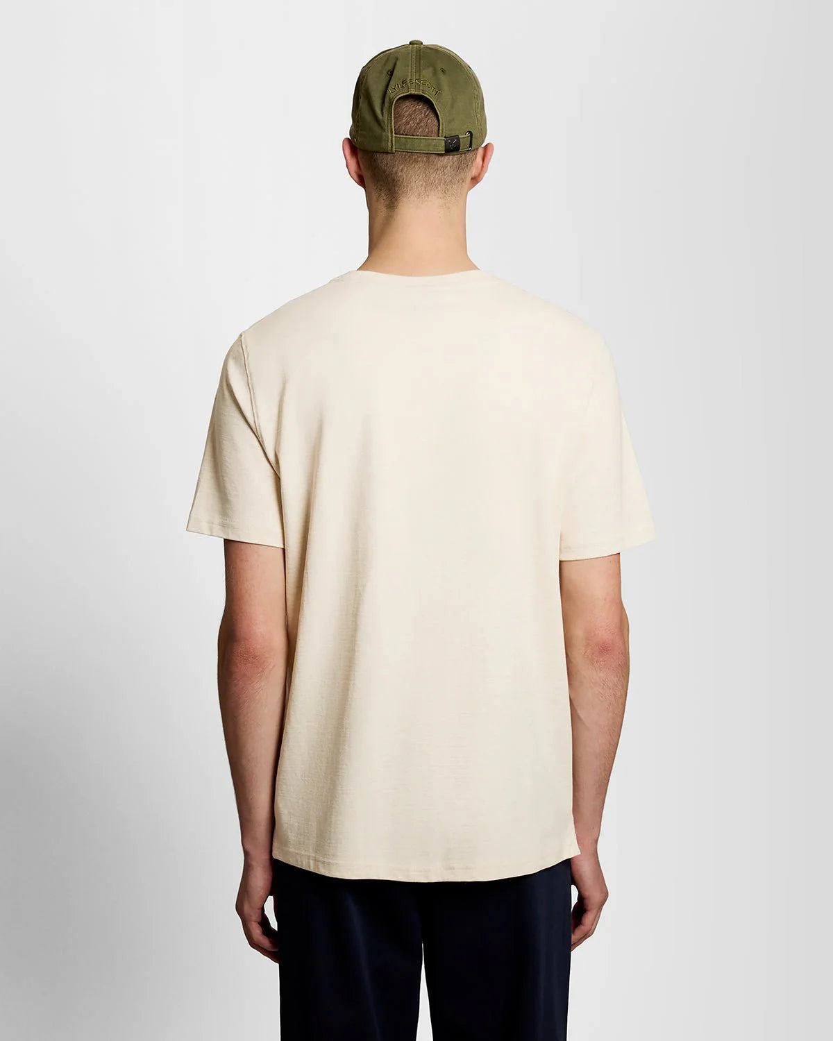 LYLE & SCOTT SCRIPT LOGO COTTON CREW NECK