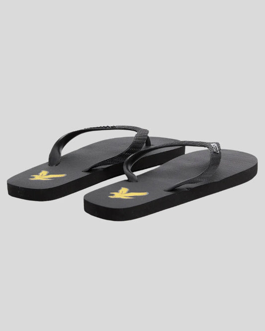 LYLE & SCOTT KIDS LOGO FLIP FLOPS