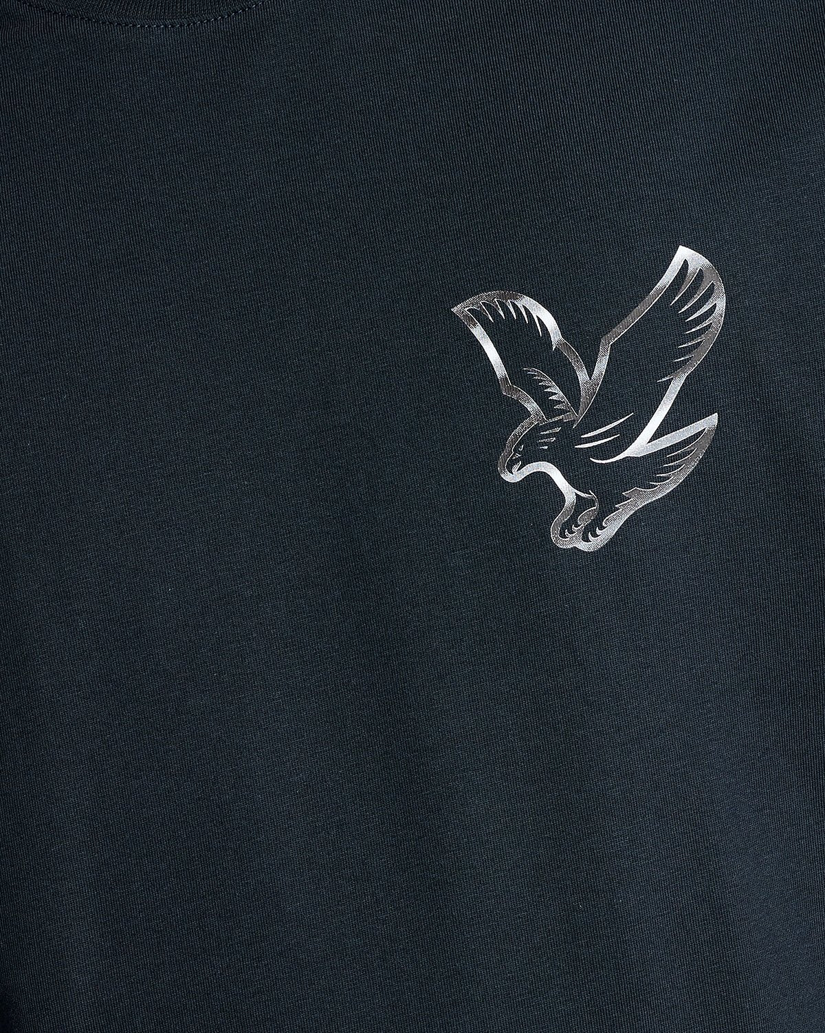 LYLE & SCOTT CHROME EAGLE GRAPHIC T SHIRT