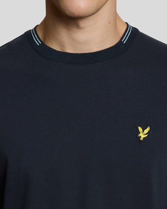 LYLE & SCOTT FINE COTTON TIPPED T-SHIRT