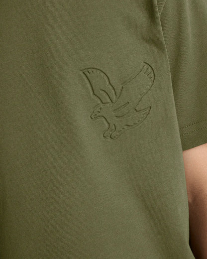 LYLE & SCOTT EMBOSSED EAGLE T SHIRT