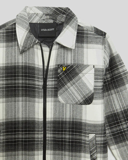 LYLE&SCOTT BRUSHED CHECK JACKET