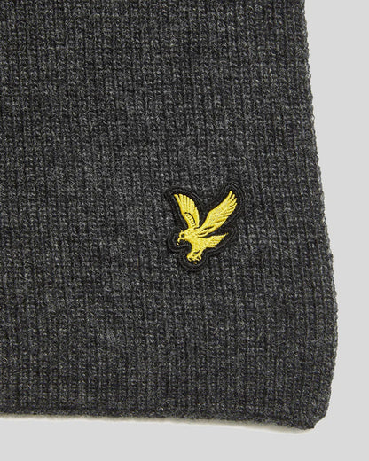 LYLE&SCOTT LAMBSWOOL BLEND RIBBED SCARF