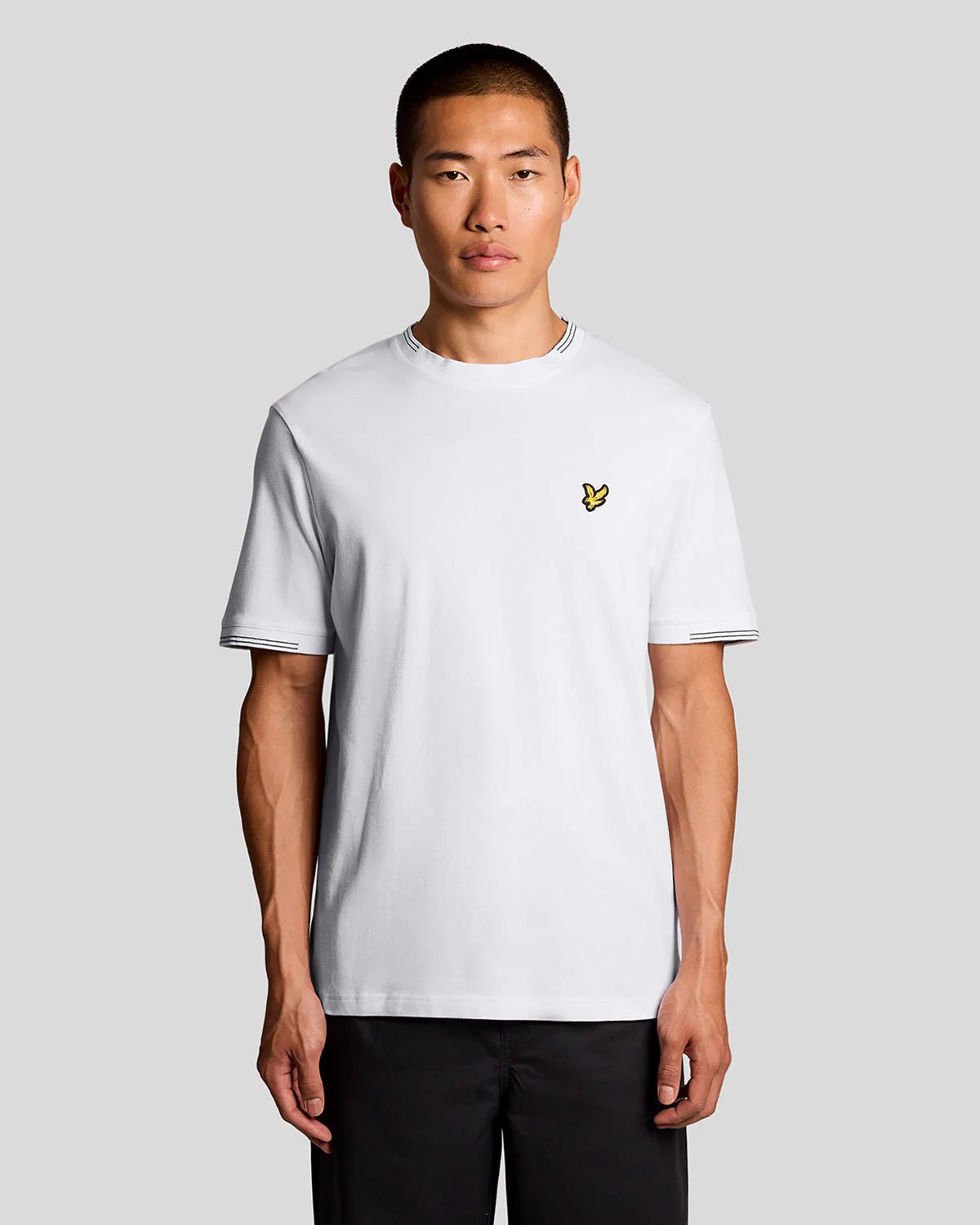 LYLE & SCOTT FINE COTTON TIPPED T SHIRT