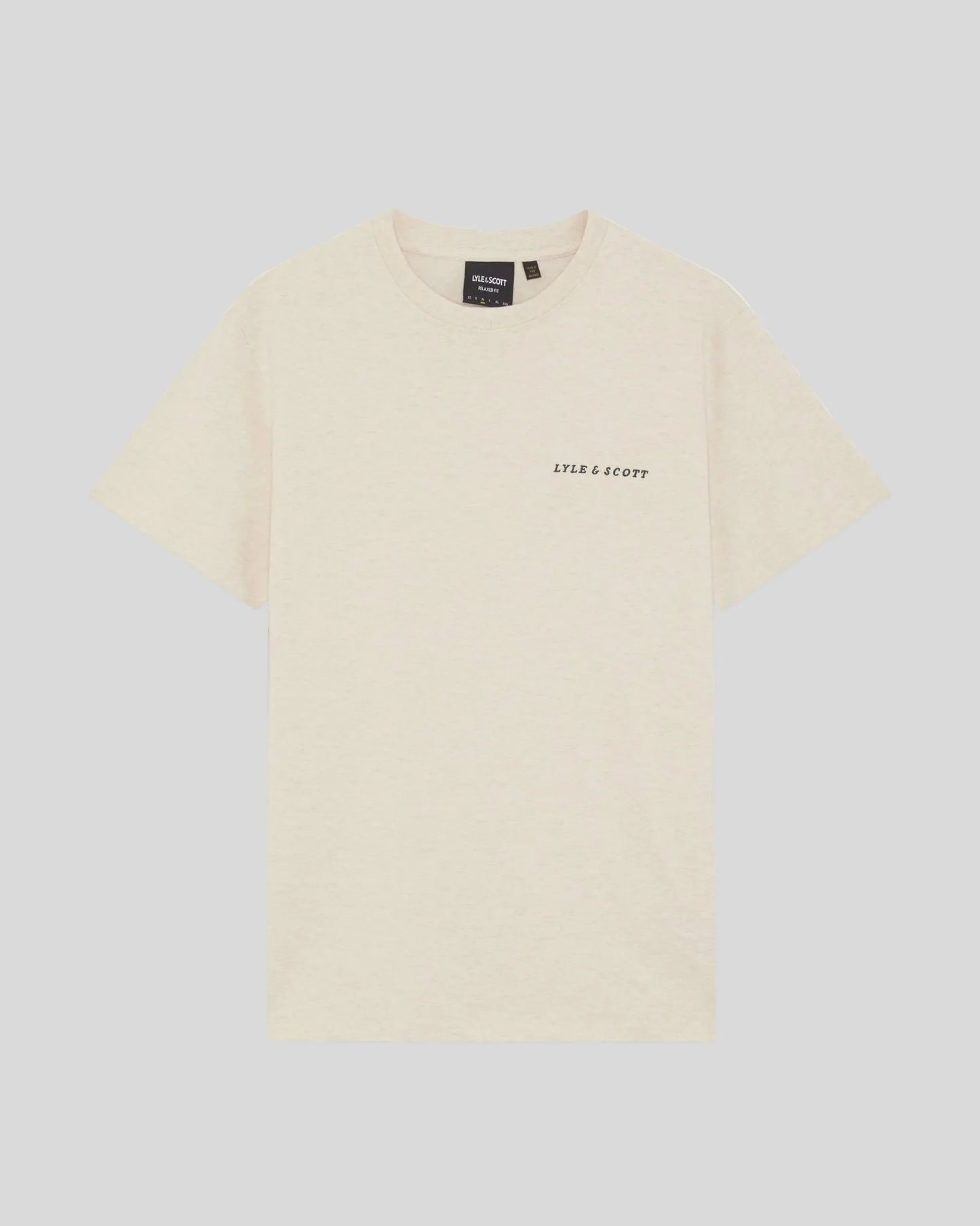 LYLE & SCOTT SCRIPT LOGO COTTON CREW NECK