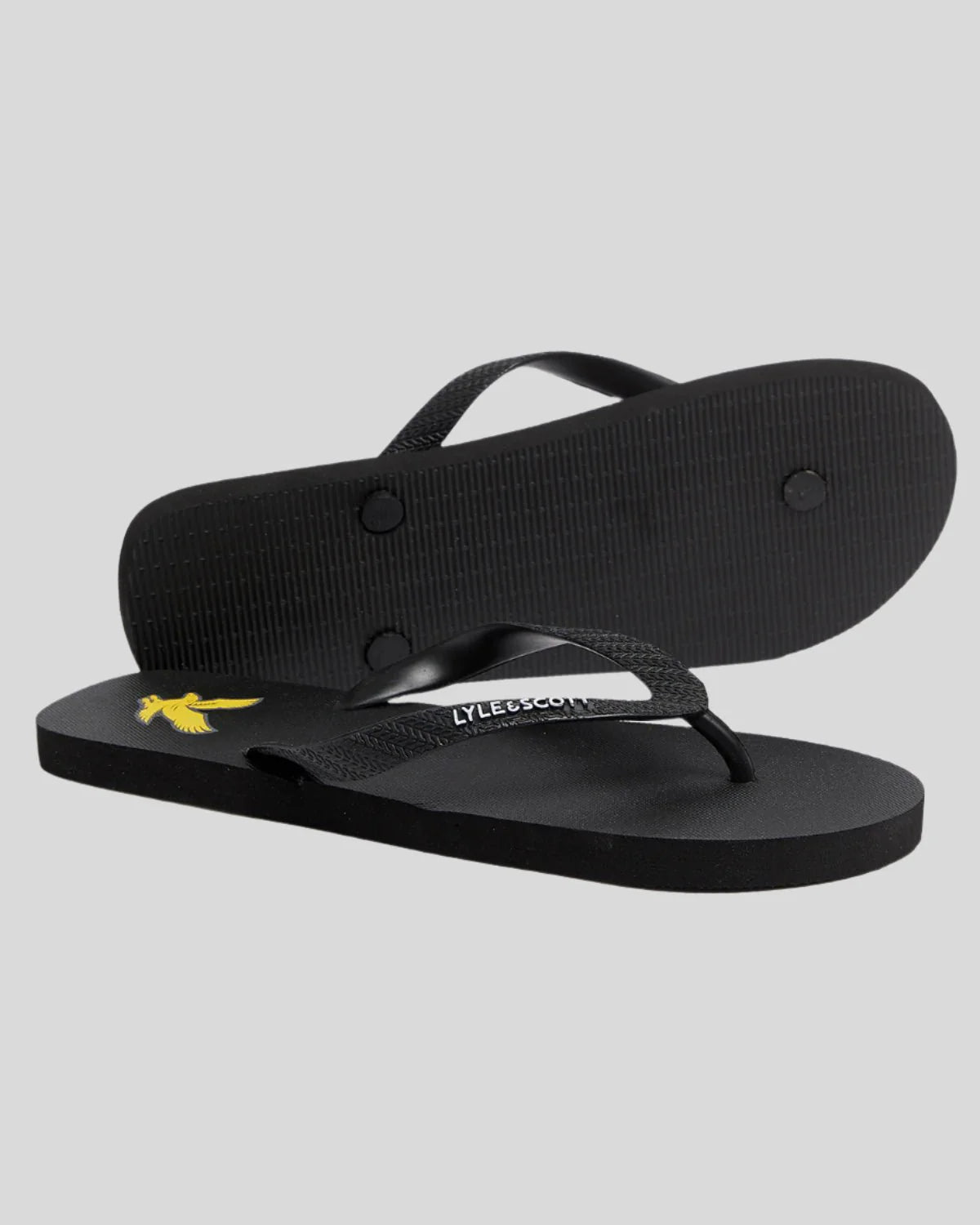 LYLE & SCOTT KIDS LOGO FLIP FLOPS