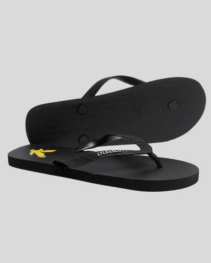 LYLE & SCOTT KIDS LOGO FLIP FLOPS